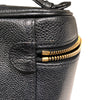 シャネル CHANEL ココマークバニティバッグ A01998 ブラック GD金具 キャビアスキン レディース ハンドバッグ