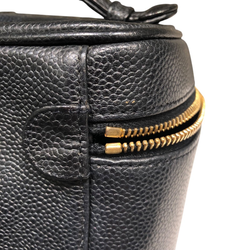 シャネル CHANEL ココマークバニティバッグ A01998 ブラック GD金具