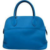 エルメス HERMES ボリード31 A刻印 ブルーザンジバル シルバー金具 トリヨン レディース ショルダーバッグ