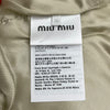 ミュウミュウ miu miu キルティングテクニカルポンジェブルゾン ML1311 ベージュ ナイロン レディース ブルゾン