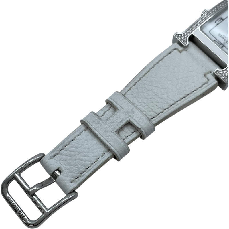 エルメス HERMES Hウォッチ HH1.232 ホワイト SS クオーツ レディース 腕時計 エルメス HERMES Hウォッチ HH1.232 ホワイト SS クオーツ レディース