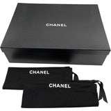 シャネル CHANEL CCマークレースアップレザーブーツ G37956 ブラック レザー レディース ブーツ