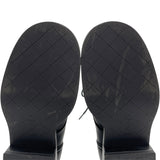 シャネル CHANEL CCマークレースアップレザーブーツ G37956 ブラック レザー レディース ブーツ