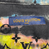ルイ・ヴィトン LOUIS VUITTON モノグラム総柄デニムシャツジャケット HLA10W ブラック コットン メンズ デニムジャケット