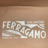 サルヴァトーレ・フェラガモ Salvatore Ferragamo ロゴバックルレザーローファー ブラック レザー メンズ ローファー