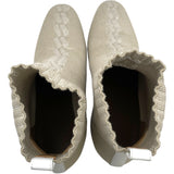 エルメス HERMES ヴォルヴェール ニットショートブーツ ベージュ レディース ブーツ