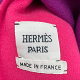 エルメス HERMES カシミヤケープコート 3E0222DZ パープル カシミヤ レディース その他アウター