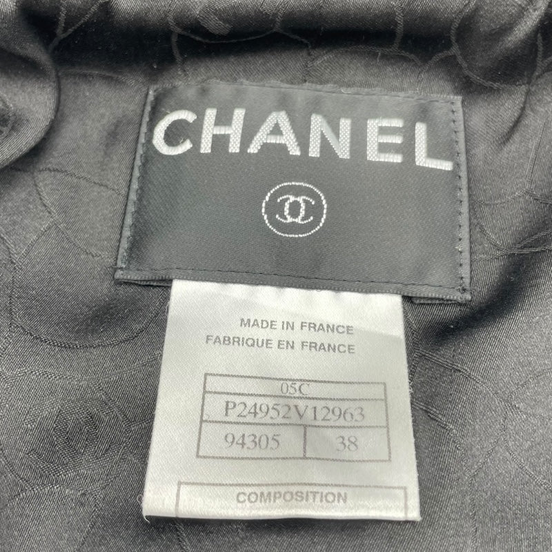 シャネル CHANEL CCマークエンブレムツイードジャケット P24952