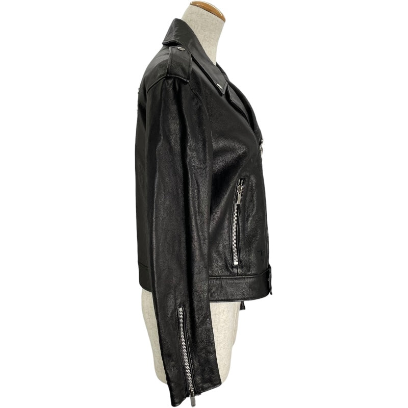 クリスチャン・ディオール Christian Dior スタッズ装飾レザーバイカー