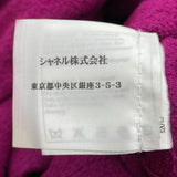 シャネル CHANEL ノーカラーツイードワンピース P45868 ブルー ポリエステル レディース ワンピース