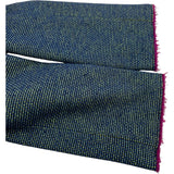 シャネル CHANEL ノーカラーツイードワンピース P45868 ブルー ポリエステル レディース ワンピース