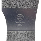 シャネル CHANEL チェーン装飾レザーショートブーツ G39332 ブラック レザー レディース ブーツ