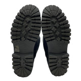 シャネル CHANEL キルティングエンジニアブーツ G29478 ブラック レザー レディース ブーツ