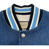 グッチ GUCCI デニム切替スタジアムジャケット 783819 ブルー コットン メンズ その他アウター