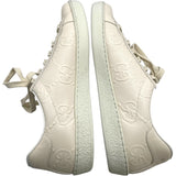 グッチ GUCCI GGレザーローカットスニーカー 625787 アイボリー GGレザー メンズ スニーカー