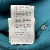 エルメス HERMES セリエボタンカシミヤフーデッドジャケット グリーン カシミヤ レディース その他アウター