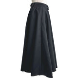 プラダ PRADA トライアングルロゴ ナイロンロングスカート 21X925 ブラック ナイロン レディース ロングスカート