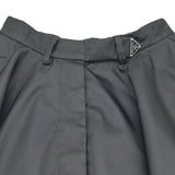 プラダ PRADA トライアングルロゴ ナイロンロングスカート 21X925 ブラック ナイロン レディース ロングスカート