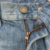 グッチ GUCCI ダメージ加工エンブロイダリーデニムパンツ 430366 インディゴ コットン メンズ デニムパンツ