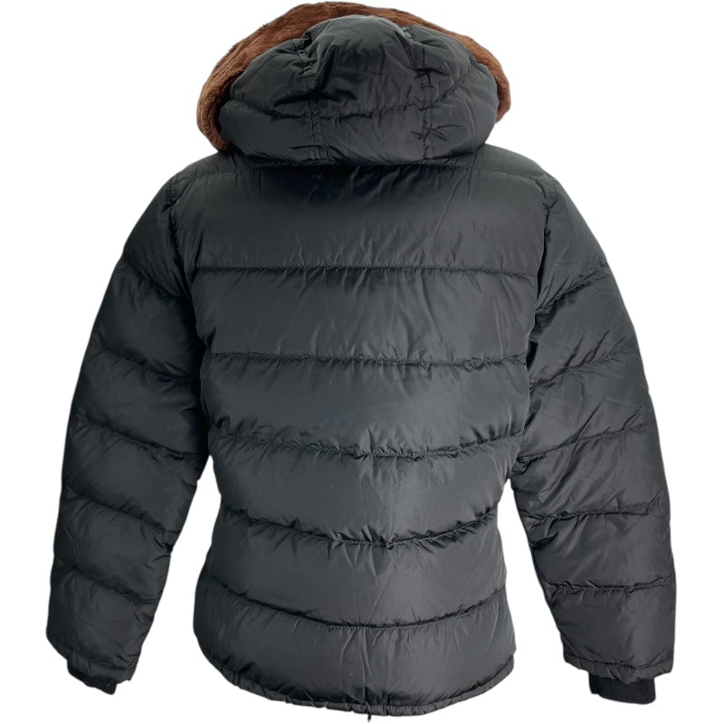 プラダ PRADA パフジャケット ブラック ナイロン レディース その他  