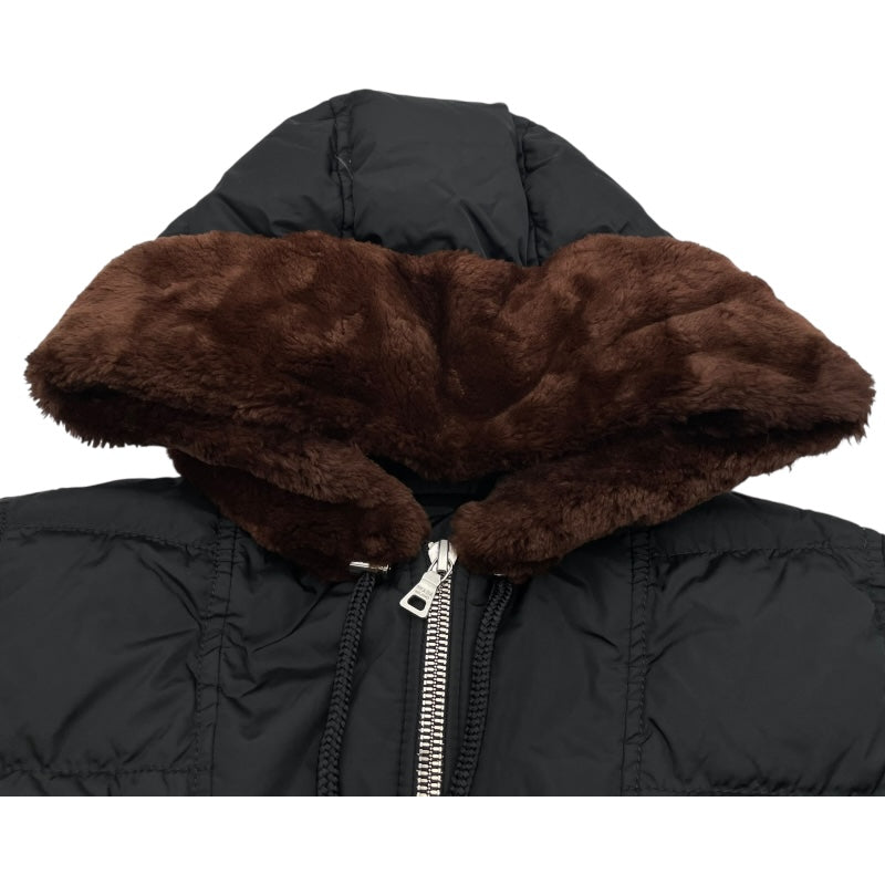 プラダ PRADA パフジャケット ブラック ナイロン レディース その他  