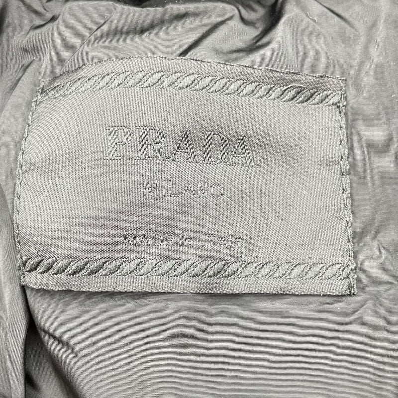 プラダ PRADA パフジャケット ブラック ナイロン レディース その他  