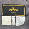 フェンディ FENDI チェックショートジャケット ブラック ウール レディース その他アウター