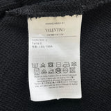 ヴァレンティノ VALENTINO ロゴプリントスウェットパーカー UV3MF14F3TV ブラック コットン ユニセックス パーカー