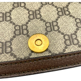 バレンシアガ BALENCIAGA ザハッカープロジェクト ショルダーバッグ 680121 ブラウン BBスプリーム レディース ショルダーバッグ