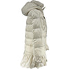 モンクレール MONCLER SERRE ダウンコート クリーム ナイロン レディース ダウンジャケット