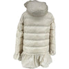 モンクレール MONCLER SERRE ダウンコート クリーム ナイロン レディース ダウンジャケット