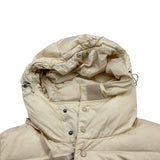 モンクレール MONCLER SERRE ダウンコート クリーム ナイロン レディース ダウンジャケット