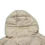 モンクレール MONCLER SERRE ダウンコート クリーム ナイロン レディース ダウンジャケット