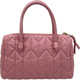 ミュウミュウ miu miu マテラッセ 2WAY ショルダー 5BB085 ピンク GD金具 レザー レディース ショルダーバッグ