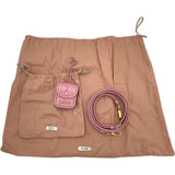 ミュウミュウ miu miu マテラッセ 2WAY ショルダー 5BB085 ピンク GD金具 レザー レディース ショルダーバッグ