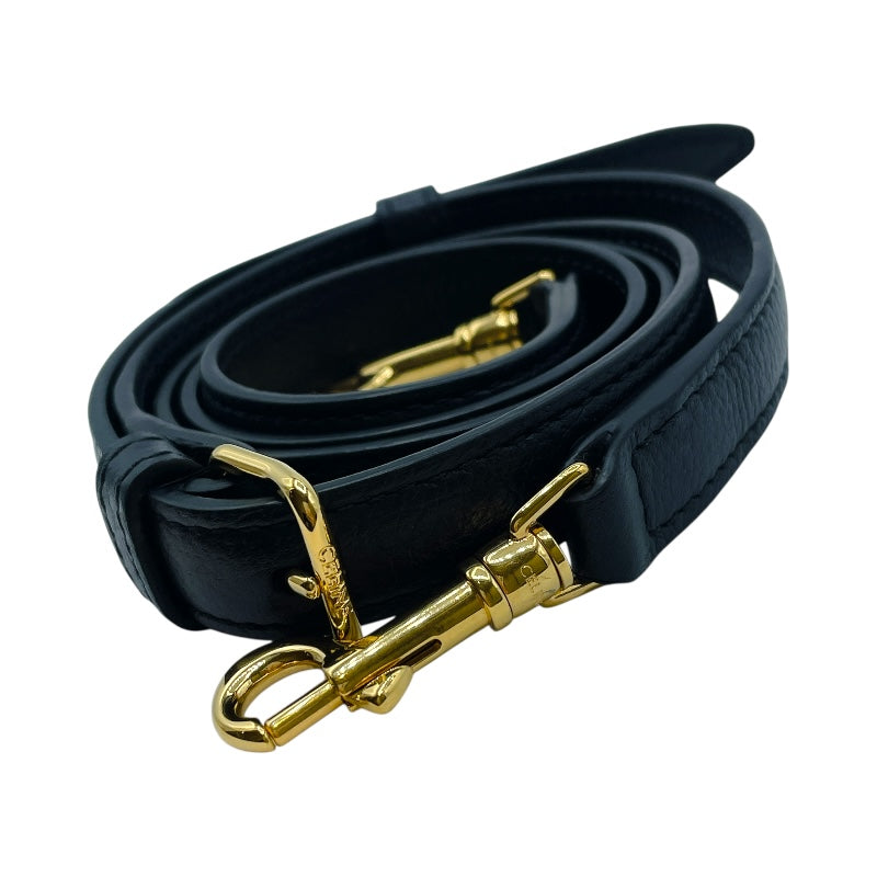 値下げ❗️［美品］セリーヌ　ショルダーバッグ　ゴールド金具　ブラック　レザー セリーヌ CELINE エロイズスモール ブラック ゴールド金具 レザー