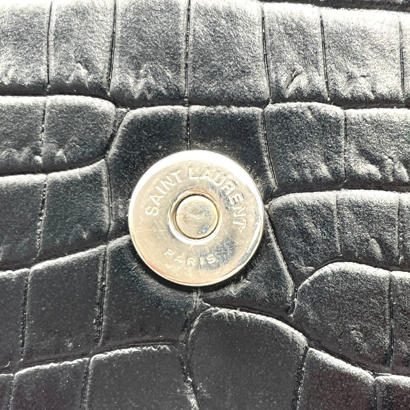 SAINT LAURENT PARIS(サンローランパリ) 財布 サンセット 452157 グレー チェーンウォレット\型押し加工 レザー サンローラン SAINT LAURENT サンセット チェーンウォレット 452157