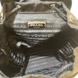 プラダ PRADA トライアングルロゴ バックパック 1BH029 ブラック シルバー金具 ナイロン レディース リュック・デイパック