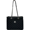 シャネル CHANEL チェーン ショルダー 26番台 ブラック シルバー金具 カーフスキン レディース ショルダーバッグ