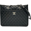 シャネル CHANEL チェーン ショルダー 26番台 ブラック シルバー金具 カーフスキン レディース ショルダーバッグ
