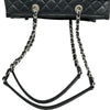 シャネル CHANEL チェーン ショルダー 26番台 ブラック シルバー金具 カーフスキン レディース ショルダーバッグ
