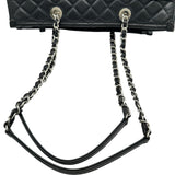 シャネル CHANEL チェーン ショルダー 26番台 ブラック シルバー金具 カーフスキン レディース ショルダーバッグ