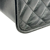 シャネル CHANEL チェーン ショルダー 26番台 ブラック シルバー金具 カーフスキン レディース ショルダーバッグ