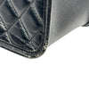 シャネル CHANEL チェーン ショルダー 26番台 ブラック シルバー金具 カーフスキン レディース ショルダーバッグ