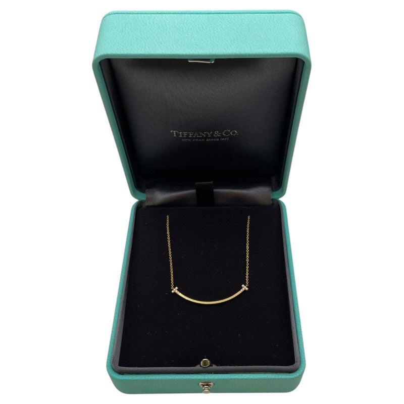 ティファニー TIFFANY＆CO Tスマイルネックレススモール ゴールド