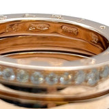 ブルガリ BVLGARI ビーゼロワンリング４バンド(M) ピンクゴールド 750PG ダイヤ ジュエリー