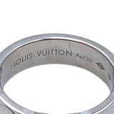 ルイ・ヴィトン LOUIS VUITTON アンプラントリングLV ホワイトゴールド Au750 ジュエリー