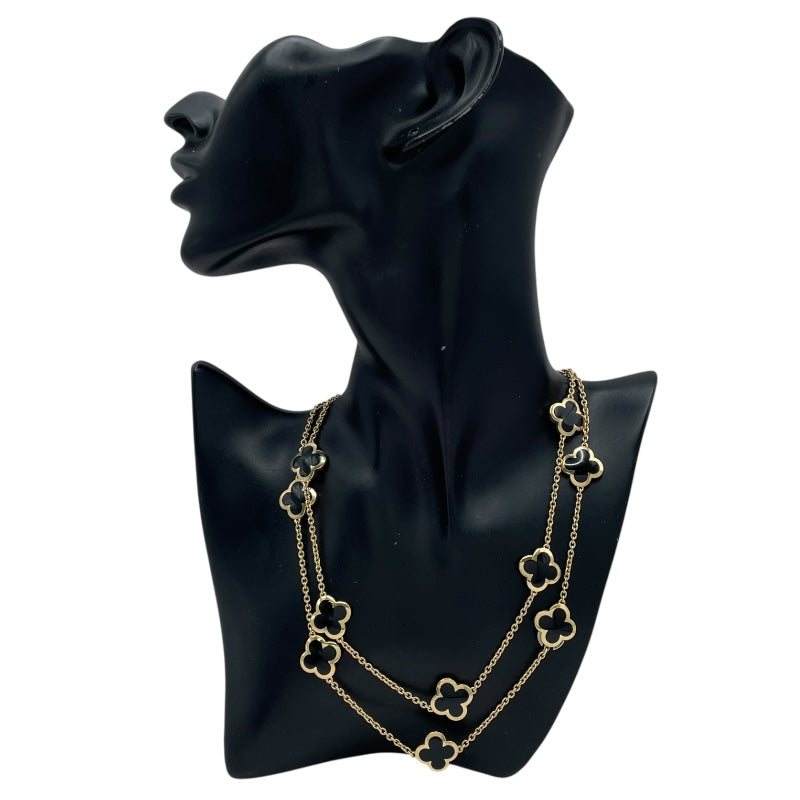 ヴァンクリーフ＆アーペル ピュア アルハンブラ ネックレス　オニキス ヴァンクリーフ＆アーペル Van Cleef & Arpels ピュアアルハンブラ