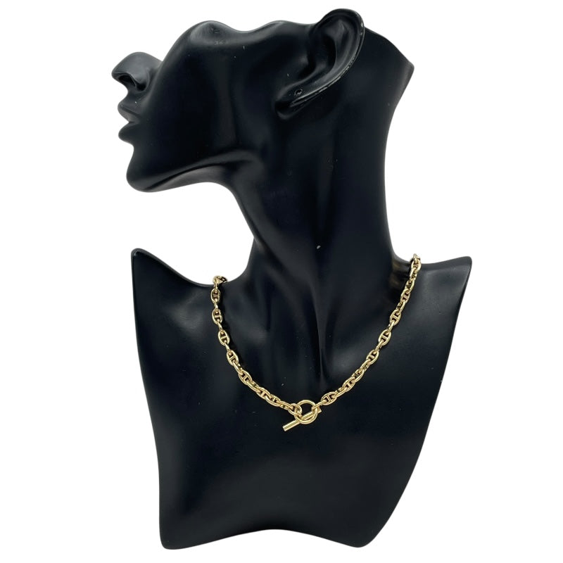 エルメス HERMES シェーヌダンクルネックレスTPM62コマ ゴールド Au750