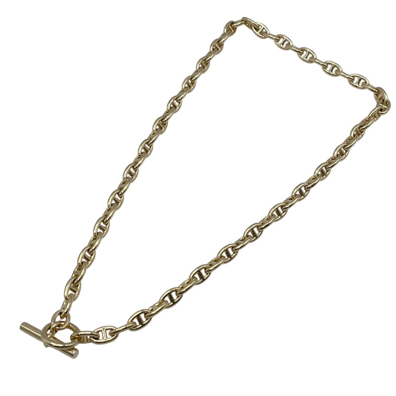 エルメス HERMES シェーヌダンクルネックレスTPM62コマ ゴールド Au750